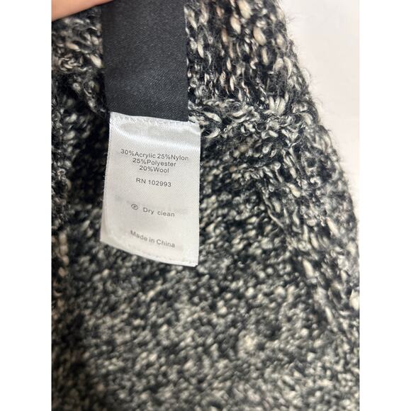 Adam Lippes Wool Blend High Low Cowl Neck Women’s Sweater Size S - Picture 7 of 9